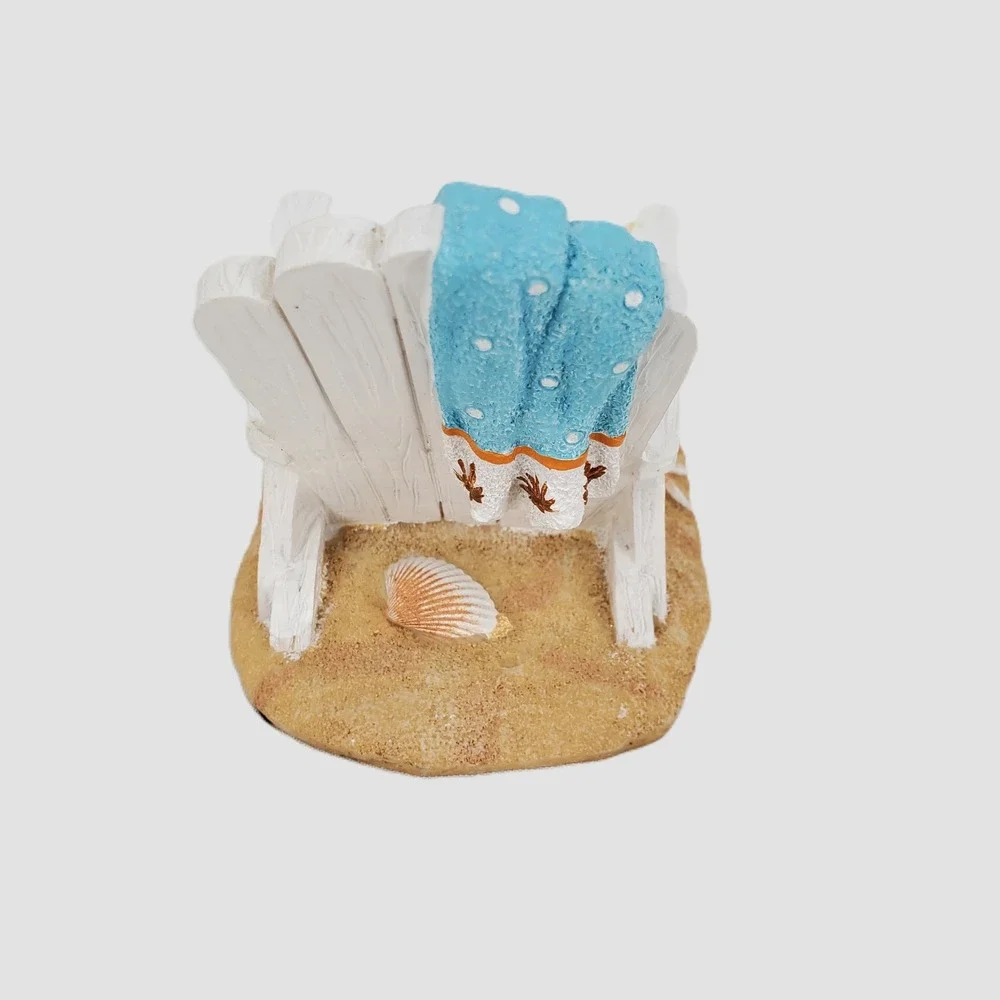 Yankee Candle 2012 Bahama Chair Tea Light Holder 1219675 Beach Coastal Decor New
